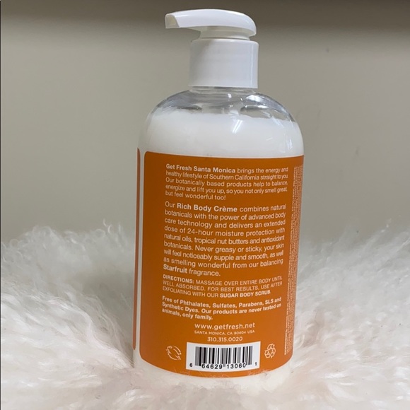 GET FRESH - RICH BODY CREME - STARFRUIT - NEW - Picture 2 of 2